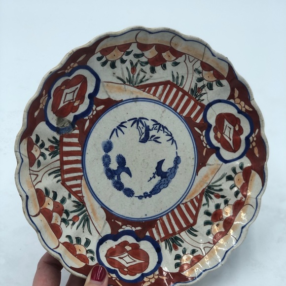 Vintage Hand-Painted Plate - Picture 4 of 10